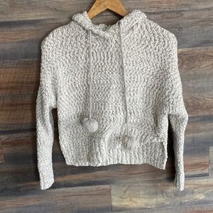 chunky hooded sweater